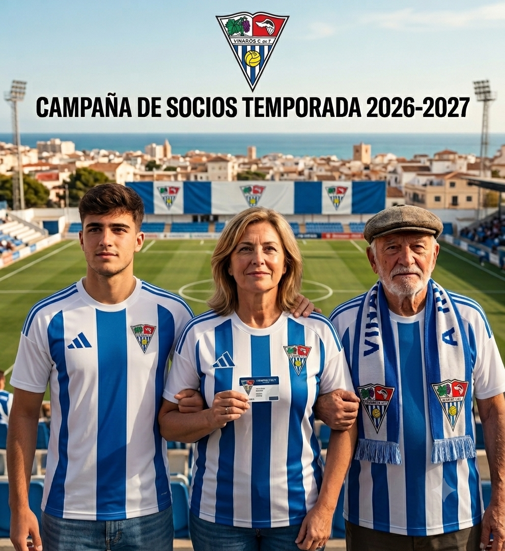 Campaña de socios Vinaròs CF temporada 2026-2027