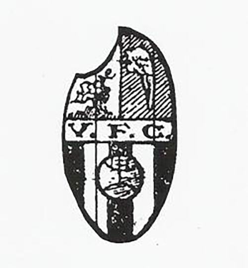 Primer escudo del Vinaròs CF diseñado por Chirivy