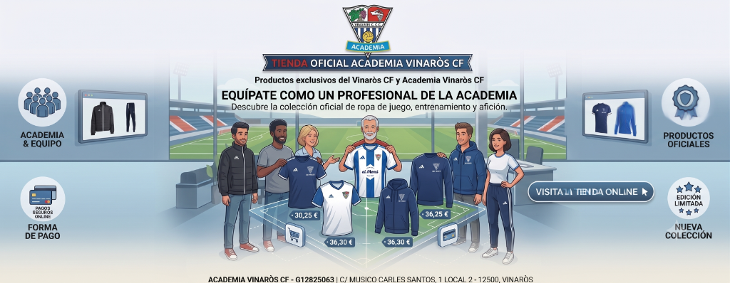 Tienda Oficial Academia Vinaròs CF
